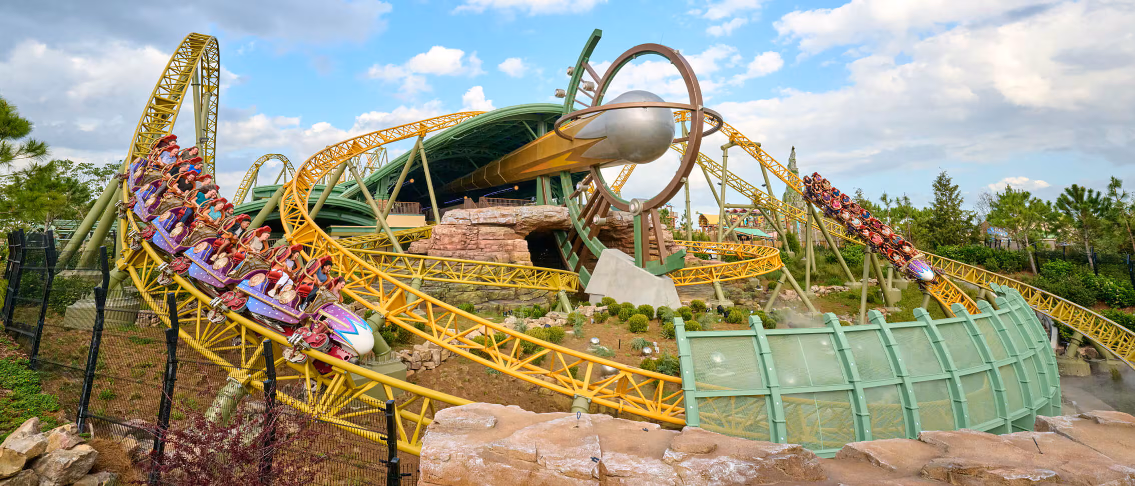 Stardust Racers, Celestial Park, Epic Universe, Universal, Orlando, Flórida, Estados Unidos